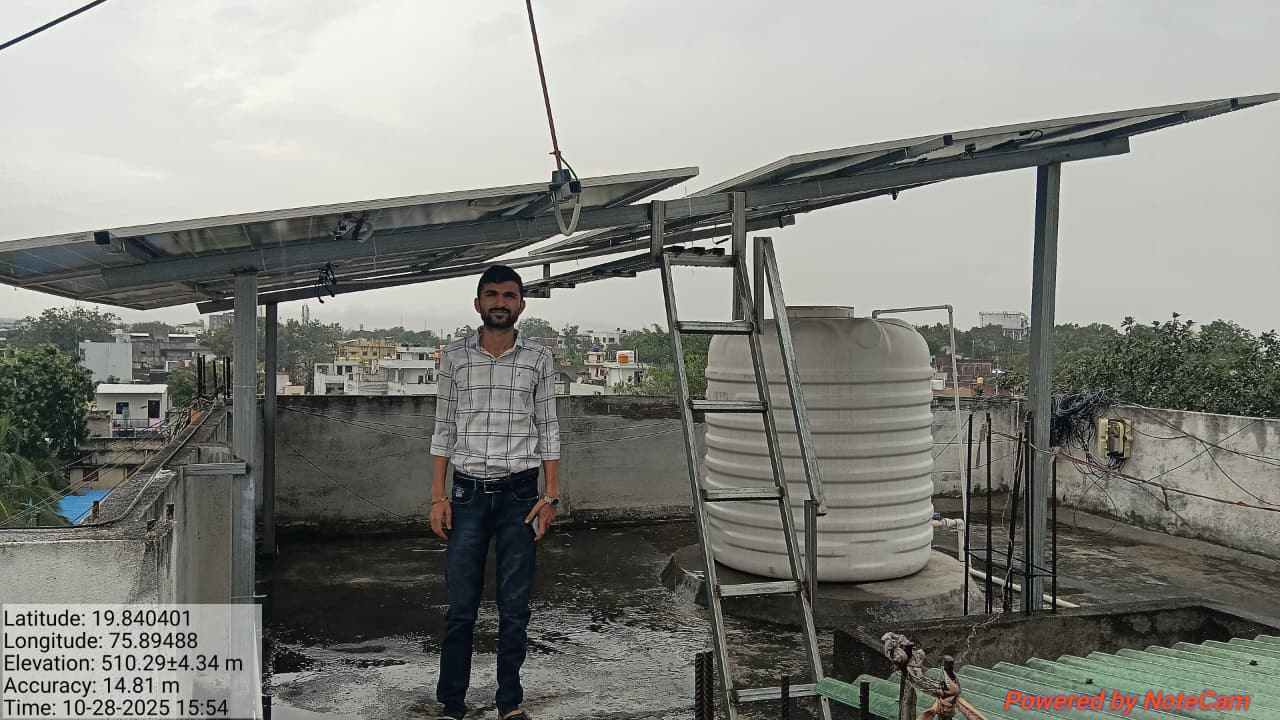 Rooftop Solar Installation — Chh. Sambhajinagar