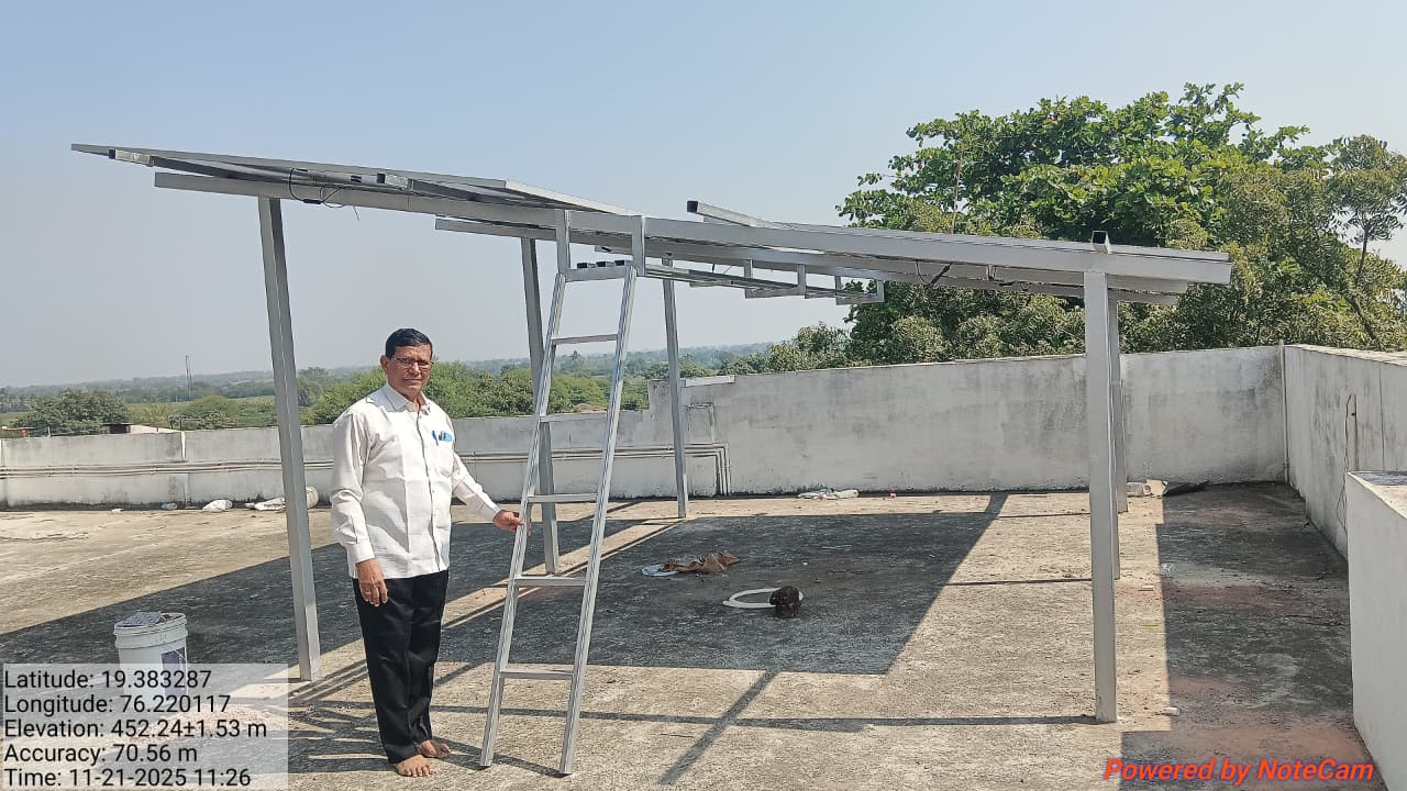 Elevated Solar Structure — Selu, Parbhani