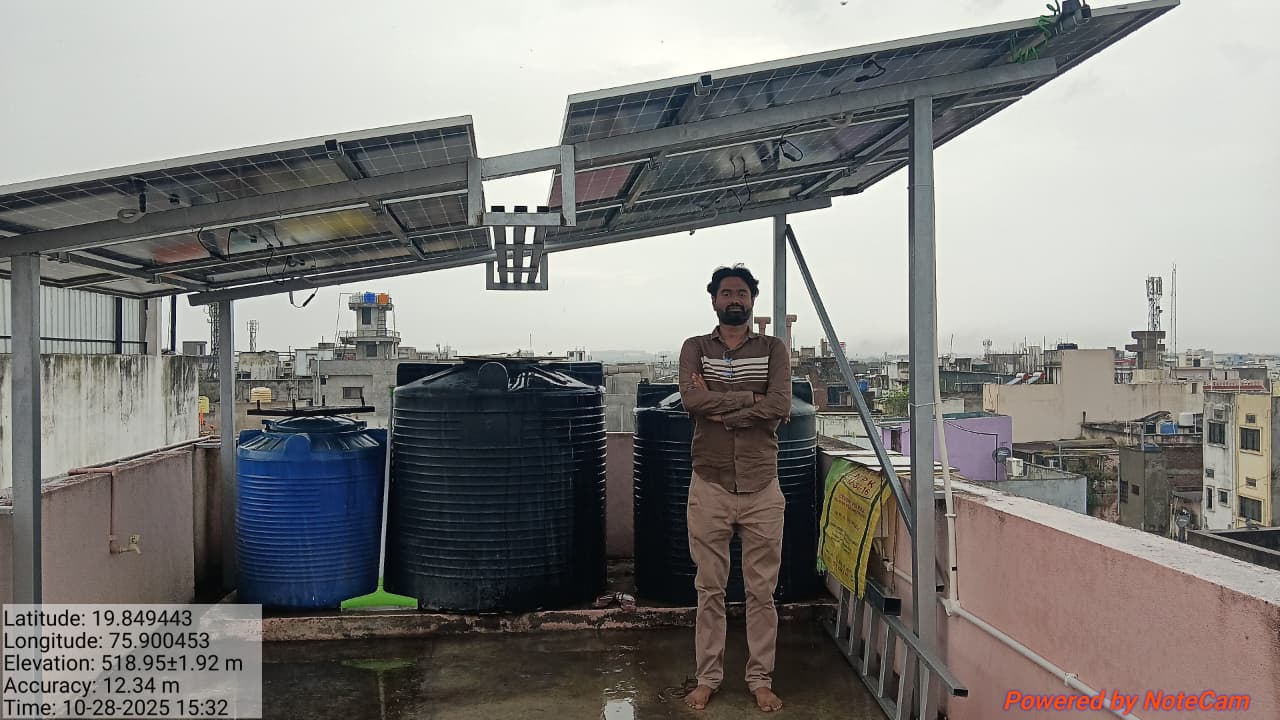 Rooftop Solar Structure — Chh. Sambhajinagar