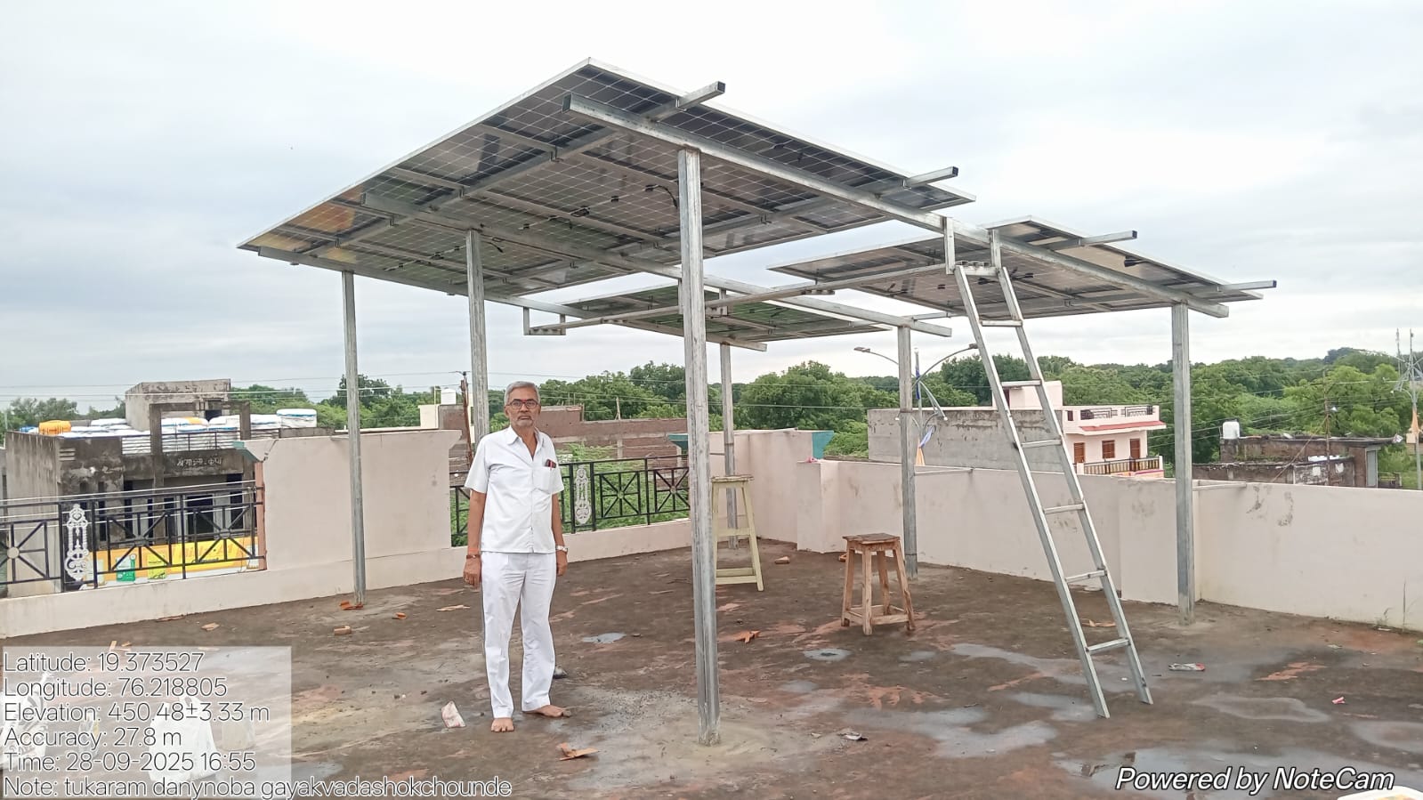 Elevated Rooftop Installation — Selu, Parbhani