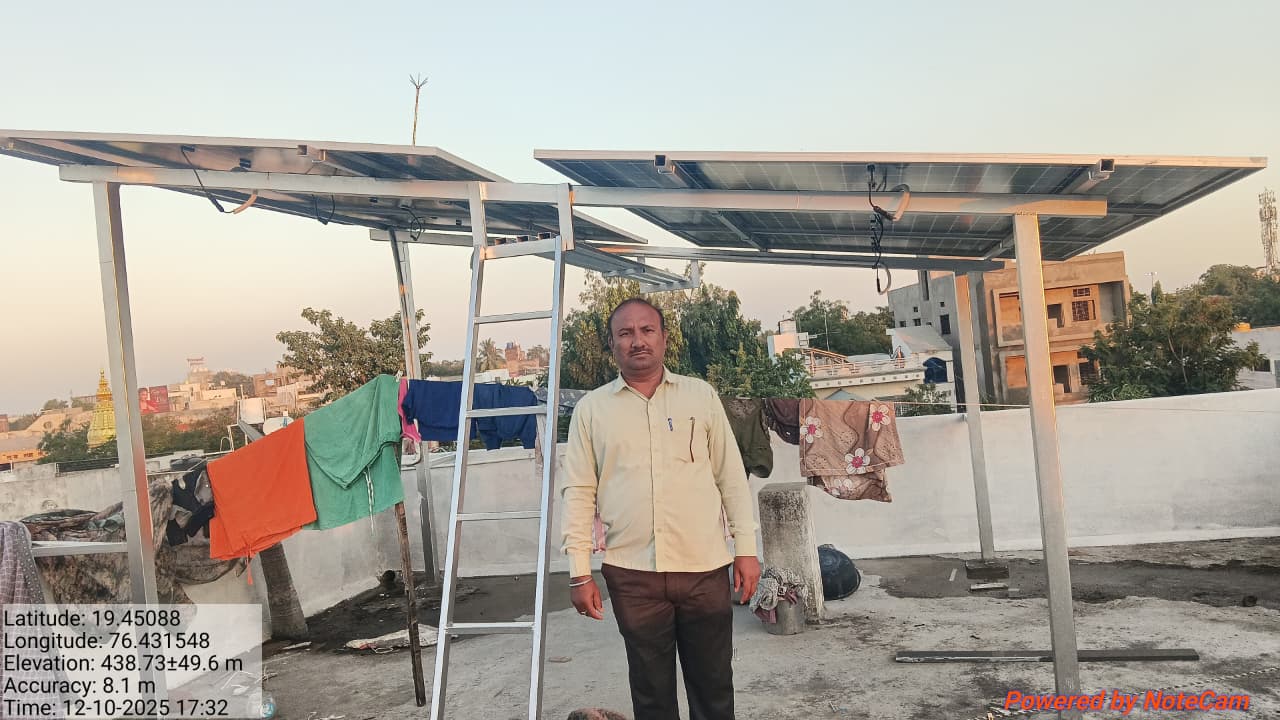 Twin Rooftop Solar System — Jalna